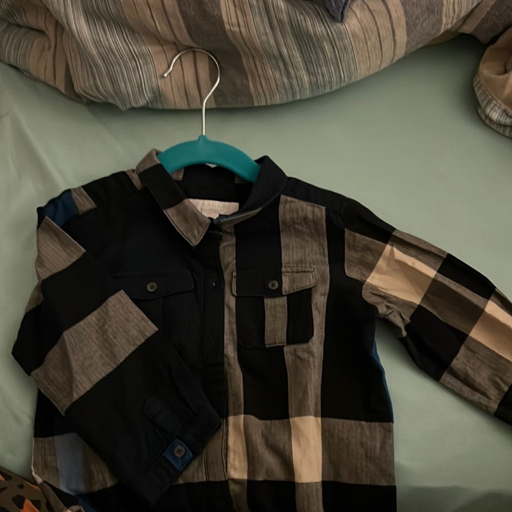 Burberry button down dress shirt